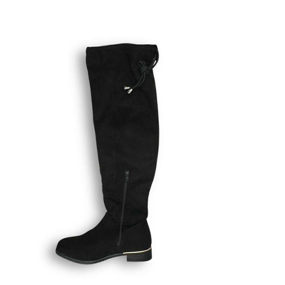 NWOT Dream Pairs Womens Over The Knee High Riding Boots Black Size 6.5